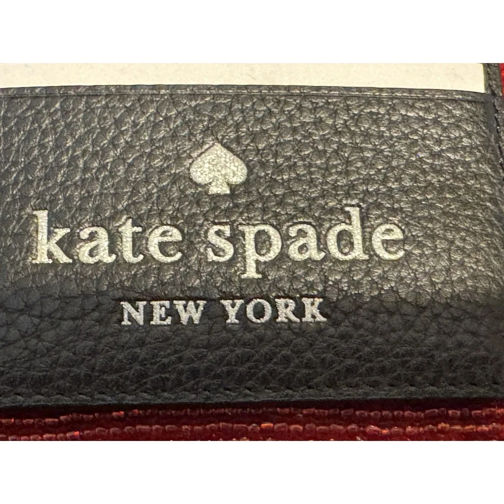 Kate Spade Black Madison Small Slim Card Holder